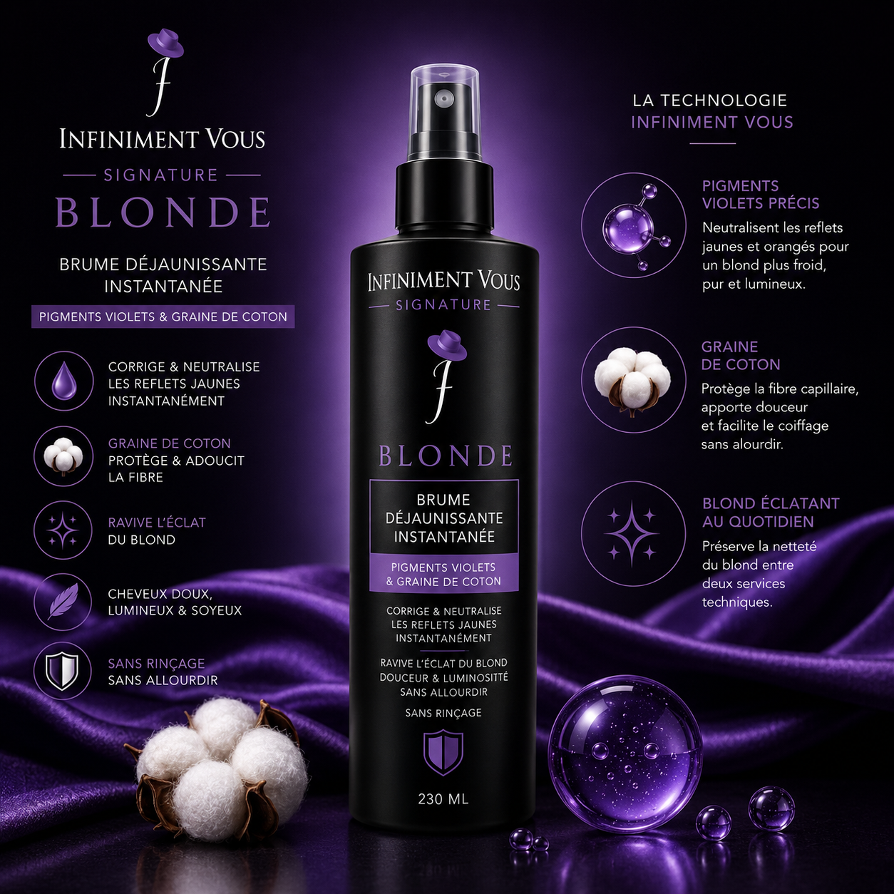 BRUME DÉJAUNISSANTE SIGNATURE BLONDE 230 ml